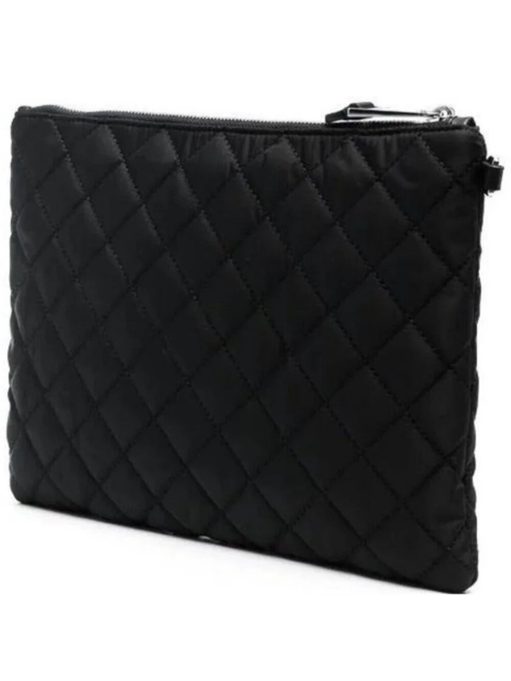 New 💯 Authentic Moschino quilted logo clutch bag - Picture 14 of 15
